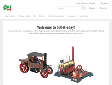 Tablet Screenshot of dampfmaschinen.sell-it-easy.de
